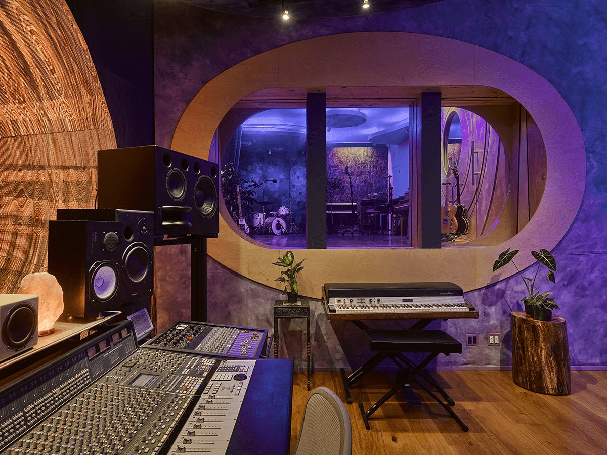 Dwaal - Electric Garden Studio - view into Live Room